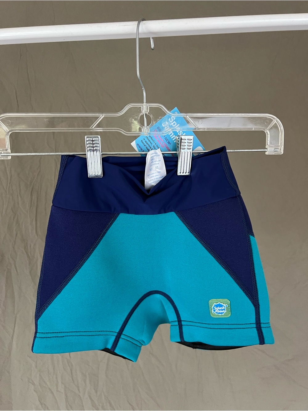 Splash About Kids Teal & Navy Swim bottoms